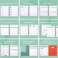 Cuaderno/Agenda/Diario Personalizado de Tapa Dura con Espiral y Cubierta de Tela, 100 Hojas, Venta Directa de Fabricante, para Estudiantes