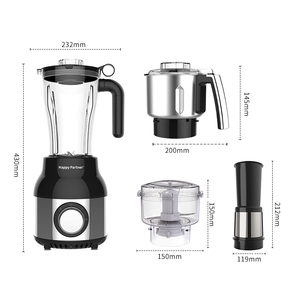 Happy Partner 2024, licuadoras y exprimidoras de nuevo diseño, picadora de mortero, procesador de alimentos, electrodomésticos de cocina - Product Image 5