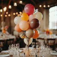 Ballons en latex de 12 pouces pas chers pour décorations de fête d'anniversaire et de mariage, ballons métalliques, macaron, pastel, mat, rétro, perle, air, hélium