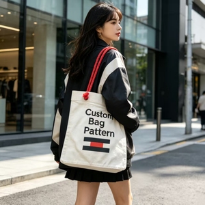 Bulk Premium <b>Canvas</b> Shopping Tote <b>Bag</b>, Eco-friendly <b>Large</b> Capacity Handbag for Promotional Gifts Rope Handle <b>Bag</b> - Product Image 4