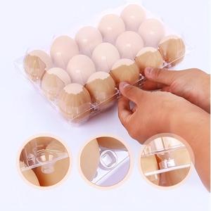 Vente <span class=keywords><strong>en</strong></span> <span class=keywords><strong>gros</strong></span> de grands plateaux à œufs jetables <span class=keywords><strong>en</strong></span> <span class=keywords><strong>plastique</strong></span> PET transparent, emballage <span class=keywords><strong>en</strong></span> blister de 12 pièces avec boucle de verrouillage pour œufs de poulet/canard - Product Image 4