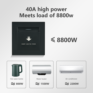 Đen 40A 220V Mifare thẻ thông minh thẻ chìa khóa chuyển đổi cho khách sạn điện bảo tồn năng lượng-hiệu quả hệ thống thẻ chìa khóa - Product Image 4