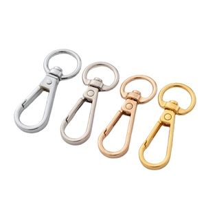 Aksesoris Perhiasan DIY Gantungan Kunci Tas Tangan Tas Koper Perlengkapan Keras Klip Anjing 5-cakar Gesper Pelat Kecil Kunci Hook-and-loop - Product Image 1
