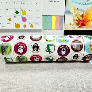 Adesivi per Bambini, Etichette di Ricompensa e Incoraggiamento, Decalcomanie per Asilo, Etichette per Insegnanti, Disegni di Piccoli Cartoni Animati, Animali Carini in Vinile Impermeabile - Product Image 4