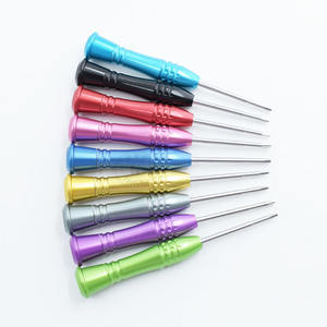 Tournevis universel pour implants dentaires, abutment de cicatrisation coloré avec matériaux en métal, plastique et acier - Product Image 3