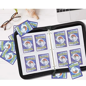 Porte-cartes de collection Charizard en cuir PU, 900 400 4 9 poches, avec fermeture éclair, grande capacité, pliable - Product Image 6