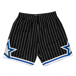 กางเกงบาสเก็ตบอลชาย Healy Classic Star Striped พิมพ์ลายแบบ Sublimation เอวยางยืด ไซส์พลัส สวมใส่สบาย - Product Image 4