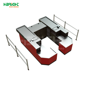 Comptoir de caisse motorisé à haute efficacité avec longueur de courroie personnalisable - Product Image 1