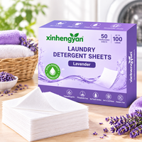 Nouvelles feuilles de lessive biodégradables à base d'extraits végétaux, tendance, pour la maison et l'hôtellerie