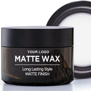 Cire coiffante forte tenue pour hommes en gros – Marques OEM, produit de coiffage, cire capillaire bio sous marque privée pour hommes, gel-coiffant - Product Image 1