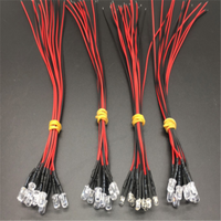 3mm 5mm 5V 12V 24V LED rouge vert bleu jaune UV Orange rose blanc chaud rvb pré-câblé eau Diodes électroluminescentes