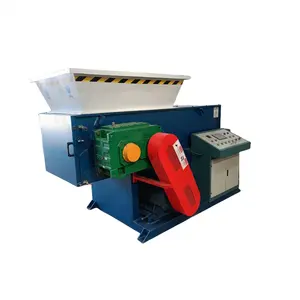 Máquina trituradora de tecido para resíduos, trituradora de madeira e plástico com cabo, triturador de paletes