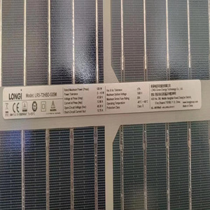 Panel Solar Monocristalino Bifacial Liri A de 535w, 182mmx182mm, Módulo Fotovoltaico de Doble Vidrio - Product Image 3