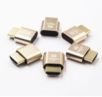 Stock suffisant Affichage virtuel HDMI 4K HDMI DDC EDID Prise factice Affichage EDID Triche Prise virtuelle Adaptateur d'émulateur factice HDMI