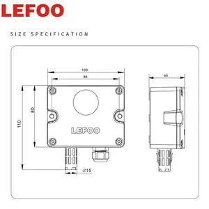 LEFOO – capteur CO à trois fils, détecteur de monoxyde de carbone, transmetteur de capteur