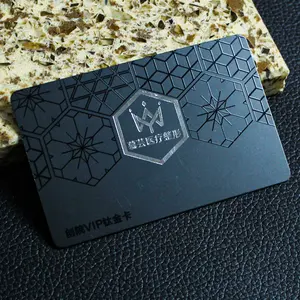 Carte De Visite Double Side Hot Stamping Printing Name Membership Plastic VIP Gift Cards PVC Business Card
