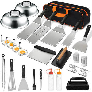 Spatule à griller Kit d'accessoires pour plaque chauffante à dessus plat et couvercle à badigeonner pour barbecue en plein air Camping pique-niques Blackstone Camp <span class=keywords><strong>Chef</strong></span> - Product Image 1