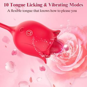Trực tuyến màu hồng lưỡi Vibrator Miệng liếm clitor liếm Vibrator người lớn quan hệ tình dục đồ chơi cửa hàng - Product Image 5