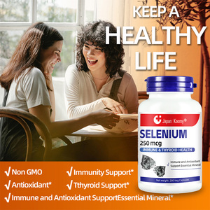 ผู้ผลิตแคปซูลซีลีเนียมเสริมอาหาร ปราศจากกลูเตน ช่วยเสริมสร้างสุขภาพระบบภูมิคุ้มกัน 250 ไมโครกรัม แคปซูลซีลีเนียม 200 เม็ด สำหรับผู้ใหญ่ - Product Image 2