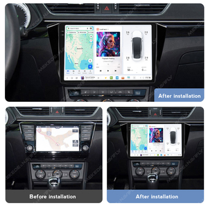 Duduauto xe đài phát thanh đa phương tiện Máy nghe nhạc Stereo autoradio CarPlay Auto Android 13 cho Skoda tuyệt vời 3 2015-2019 - Product Image 3
