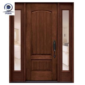 Puerta de Madera de Lujo con Diseño de Marco <span class=keywords><strong>Invisible</strong></span> y Acabado de Superficie Liso para Interiores de Villas Contemporáneas - Product Image 2