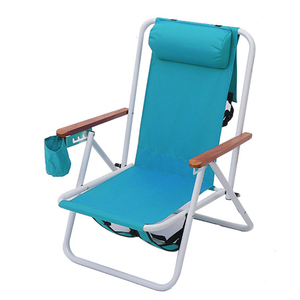 Silla de Playa Plegable con Reposabrazos de Madera <span class=keywords><strong>Tommy</strong></span> <span class=keywords><strong>Bahama</strong></span>, Ajustable, con Correa para <span class=keywords><strong>Mochila</strong></span> - Product Image 2