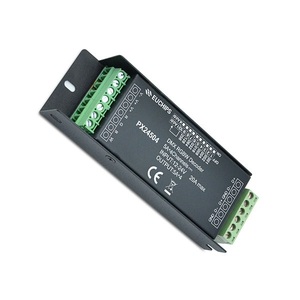 Decodificador DMX512 EUCHIPS 5A de 4 Canales con Voltaje Constante de 12-24VDC para Atenuación RGBW - Product Image 2