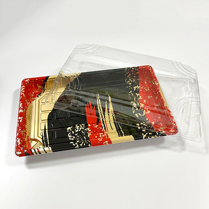 Boîte alimentaire rectangulaire en plastique PET transparent écologique SUNYO, épaisseur 0,3-0,5 mm, couvercle en plastique recyclable pour <span class=keywords><strong>salade</strong></span> - Product Image 5