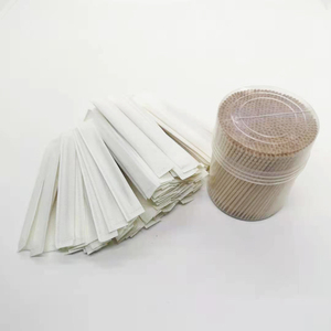 Brossettes interdentaires stériles à bas <span class=keywords><strong>prix</strong></span>, brossettes à dents en bois jetables écologiques à la menthe, accessoires imprimés personnalisables OEM - Product Image 1