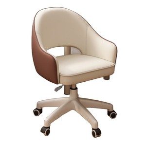 Modern Office Chair Microfiber Leather Swivel <b>Desk</b> Chair For Home Study Workroom Use - Product Image 5