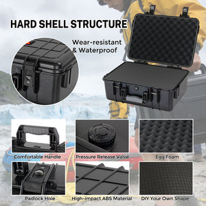 กล่องกัน<span class=keywords><strong>กระแทก</strong></span>สำหรับกล้องถ่ายรูป ขนาด <span class=keywords><strong>425</strong></span> * 325 * 170 มม. ผลิตจากพลาสติกอย่างดี สำหรับอุปกรณ์ถ่ายภาพ ขายส่งจากจีน - Product Image 3