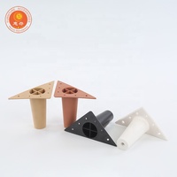 CE-Zertifiziertes 6,49 Zoll Holzmaserung ABS Schwerlast-Möbelbein Verstellbares Bett-Möbelbein für Küche Schlafzimmer Hotel Outdoor Wohnzimmer