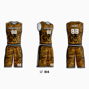 Maillots de basket-ball réversibles respirants et à séchage rapide personnalisés avec nom et numéro d'équipe - Product Image 1