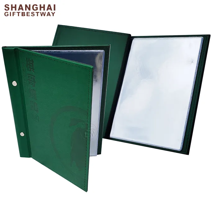 Well Designed Card Leather Wine Binders Restaurant Folder Menu Cover With Manufacturer Price