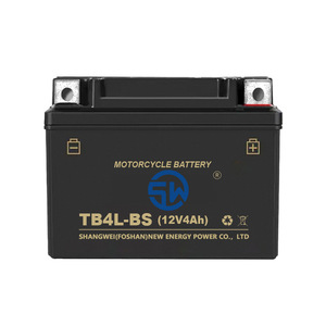 Batterie de moto au plomb-acide Shangwei Tb4l Bs 12V4Ah pour moto de rue - Product Image 1