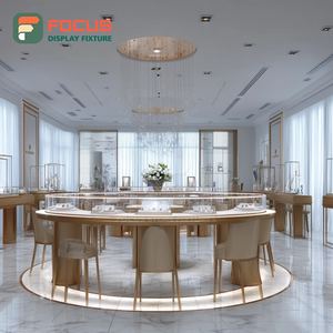 Muebles Modernos de Alta Gama para Joyería, Vitrina de Exhibición para Centro Comercial con Acabado Laminado - Product Image 3