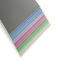 Revêtement de sol de scène de danse en PVC bleu ciel, violet et gris clair, vinyle sans joint pour la décoration de théâtres et studios de danse