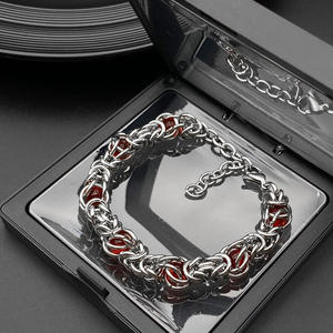 Pulsera de Acero de Titanio Original 2025, Diseño de Ondas, Unisex, Juego de Joyería <span class=keywords><strong>para</strong></span> Regalo - Product Image 1