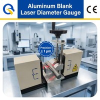 Jauge de diamètre laser QP-25XY à deux axes, haute précision ±0,002 mm, contrôle de vitesse