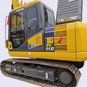 Miniexcavadora Usada Komatsu PC110 CE Certificada con Bomba de Cucharón, 11 Toneladas, de Japón, Motor Cummins, para Reporte - Product Image 1