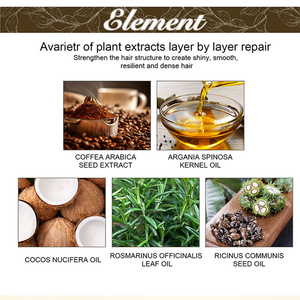 Aceite para el Cuidado del Cabello 60ml con Aceite de Oliva, Semilla de Uva, Romero y Coco, Vitamina E, Nutritivo e Hidratante para Cabello Seco, Dañado y Encrespado - Product Image 4