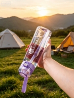 Bouteille de qualité alimentaire, saine, écologique et sûre, pour boire directement lors de randonnées, de sports, d'école, de natation, de danse, de saut, de course à pied et de randonnée.