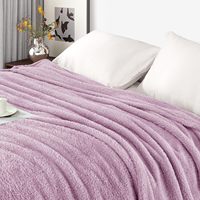 Couverture en polaire Sherpa Queen, motif géométrique, pour canapé et lit, toutes saisons, douce et confortable, décoration de chambre