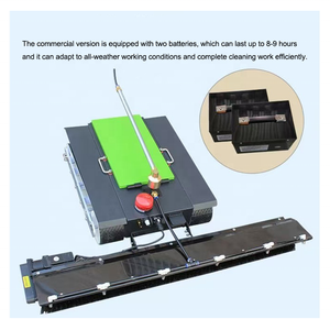 Kit d'arrosage rouleau de lavage alimenté par le toit propre outil <span class=keywords><strong>télescopique</strong></span> double brosses machines Pv tuyauterie électrique panneau solaire laveuse - Product Image 6
