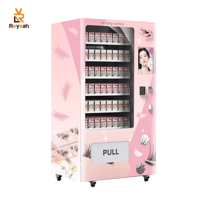 Hot Selling Smart Auto Combo Eyelash Vending Machines for Cosmetics With Elevator Vending Machine