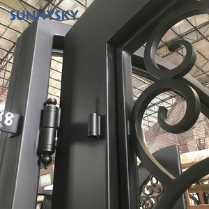 Sunnysky gang kim loại đồ trang trí cho cửa ra vào Rosette rèn sắt cổng hàng rào đồ trang trí tùy chỉnh - Product Image 4