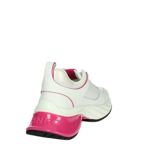 Sneakers basse autunno/inverno/primavera estate sss0027 P020 bianche/fucsia espadrillas leggere in PU morbide illuminate scarpe da passeggio - Product Image 3