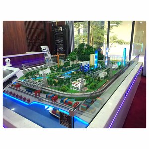 Diseño de Maqueta Arquitectónica 3D Personalizada para Línea de Producción de Equipos Mecánicos de Plantas de Energía con Características Modernas - Product Image 1