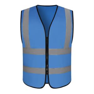Chaleco de Seguridad de Alta Visibilidad Personalizable para Periodistas, Chaqueta de Seguridad con Malla y Logotipo Reflectante, Ropa de Trabajo de Nailon y Poliéster - Product Image 3