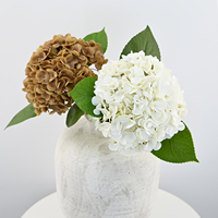 Vente en gros de fleurs artificielles en latex de haute qualité, grandes hortensias au toucher réel, arrangement floral pour mariage, fête, maison, bureau